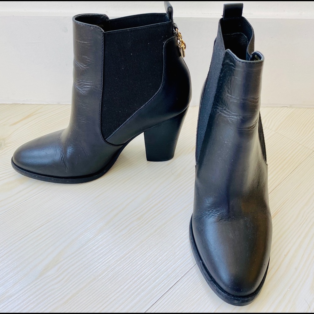 Michael Kors Women Black High-Heel Ankle Booties 7